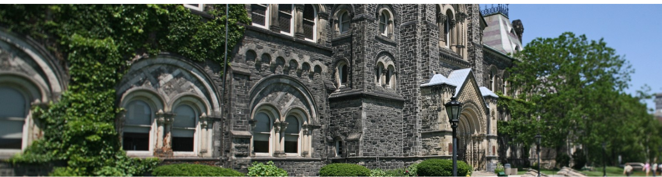 Stone building on the University of Toronto Campus