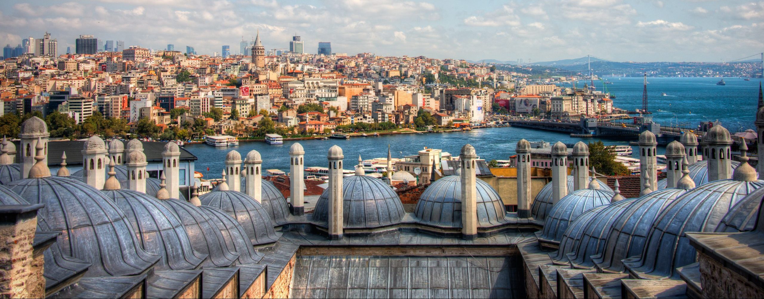 View of Istanbul from the Süleymaniye Mosque, Istanbul, Turkey