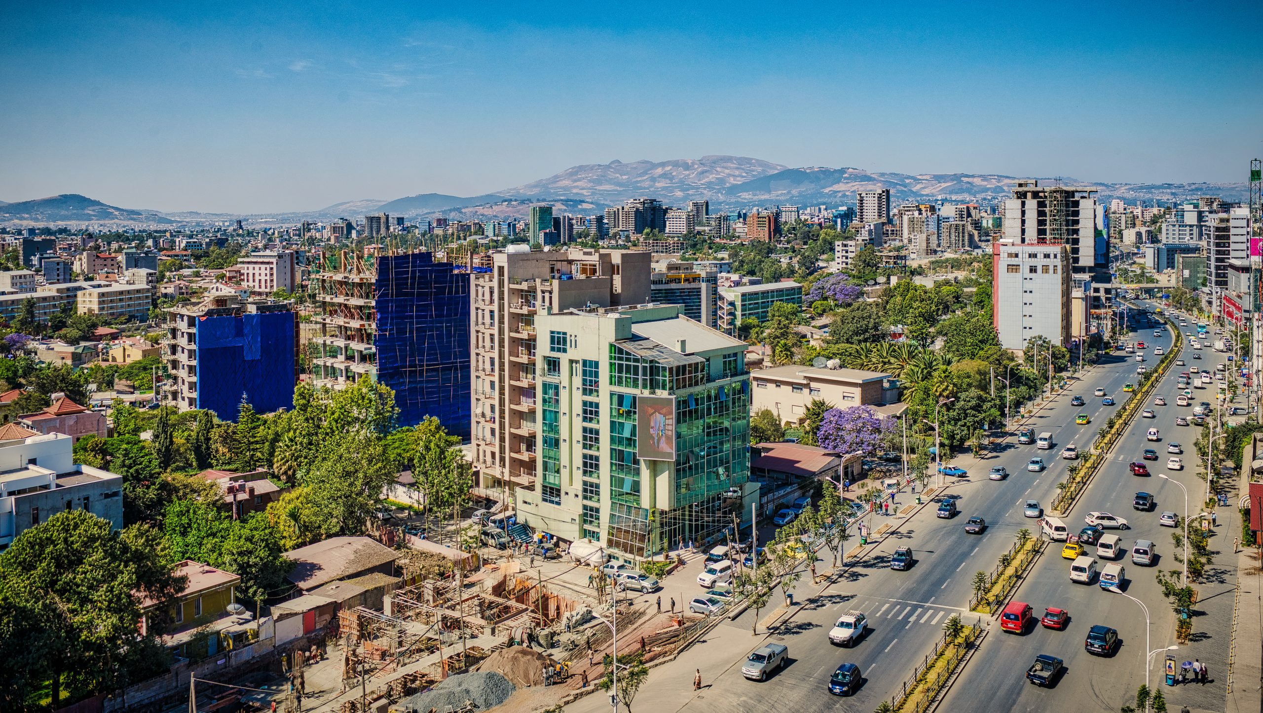 Panoramic view of Addis Ababa, Ethiopia