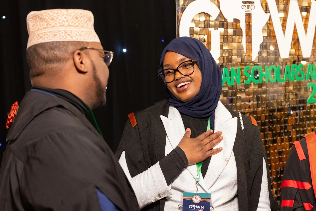 Amal Mohamoud, who is graduating with a master’s degree in social work from U of T’s Factor-Inwentash Faculty of Social Work, was among the U of T community members recognized at the GOWN: African Scholars Awards (photo by Johnny Guatto)